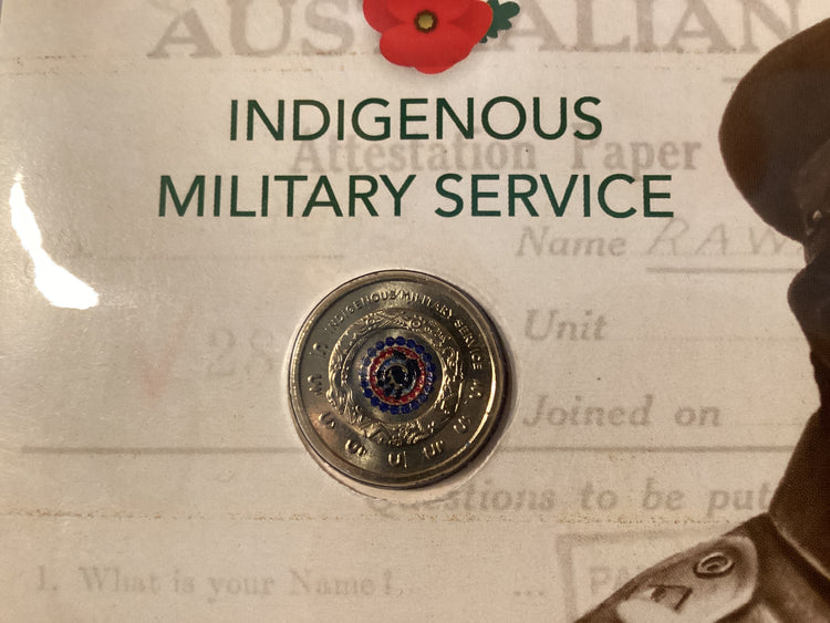 2021 $2 Indigenous Military Service PNC