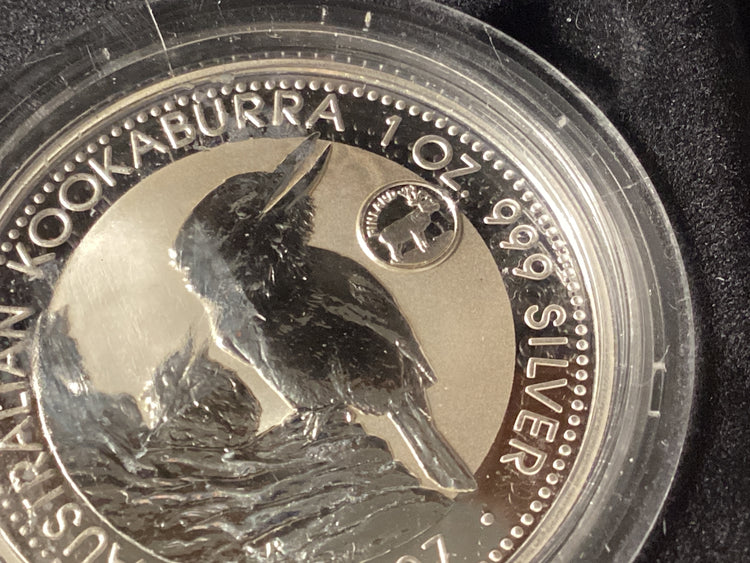 1997 $1 Kookaburra. 1oz Silver Coin. European Country Privy Mark Series. ‘Finland’.
