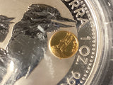 1997 $1 Kookaburra. 1oz Silver Coin. ‘Gaudi’ Privy Mark.