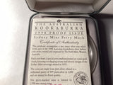1998 $2 Kookaburra. 2oz Silver Coin. ‘Sydney Mint Sovereign’ Privy Mark.