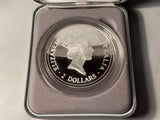 1998 $2 Kookaburra. 2oz Silver Coin. ‘Sydney Mint Sovereign’ Privy Mark.