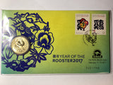2017 Year of the Rooster $1 ANDA PNC release. Perth Money Expo. 750 made.
