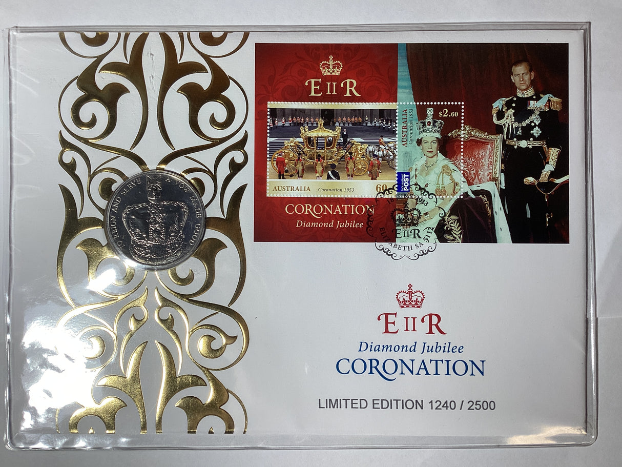 2013 Diamond Jubilee of Queen Elizabeth’s Coronation. 5 pounds. 2500 made.