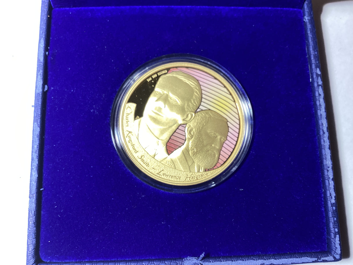 2006 Figures on Notes. 1oz Silver Gold-Plated Proof Coin.