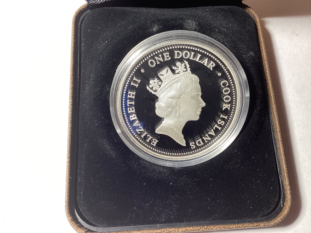 2004 Australia’s First Steam Trains 150th Anniversary. 1854-2004. 1oz Silver Proof Coin.