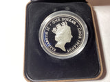 2004 Australia’s First Steam Trains 150th Anniversary. 1854-2004. 1oz Silver Proof Coin.
