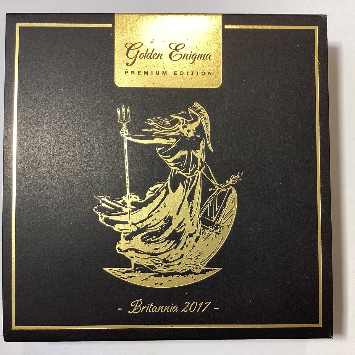 2017 2 Pound. Britannia Gold Enigma Premium Edition. 1oz Silver Proof ...