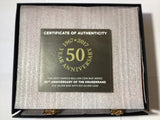 2017 The Most Famous Bullion Coin Bar Series. 50th Anniversary of the Krugerrand. 2oz Silver Bar with 1oz Silver Coin.