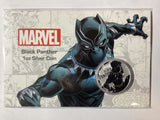 2018 $1 1oz Silver Coin. Marvel. Black Panther.