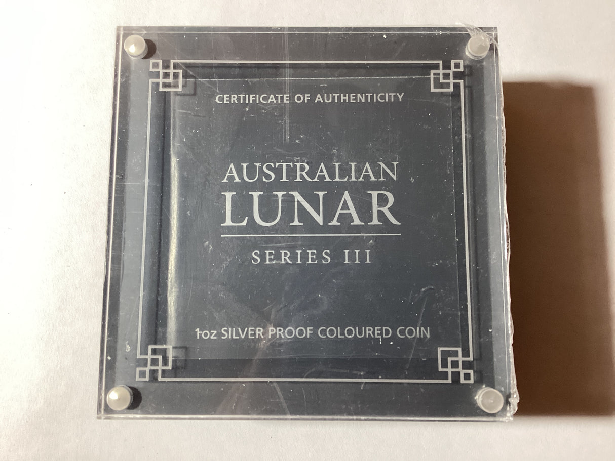 2022 $1 1oz Silver Proof Coloured Coin. Lunar Series. Year of the Tiger.