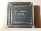 2022 $1 1oz Silver Proof Coloured Coin. Lunar Series. Year of the Tiger.