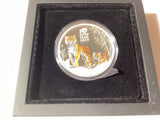 2022 $1 1oz Silver Proof Coloured Coin. Lunar Series. Year of the Tiger.