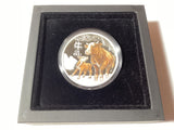 2021 $1 1oz Silver Proof Coloured Coin. Lunar Series. Year of the Ox.
