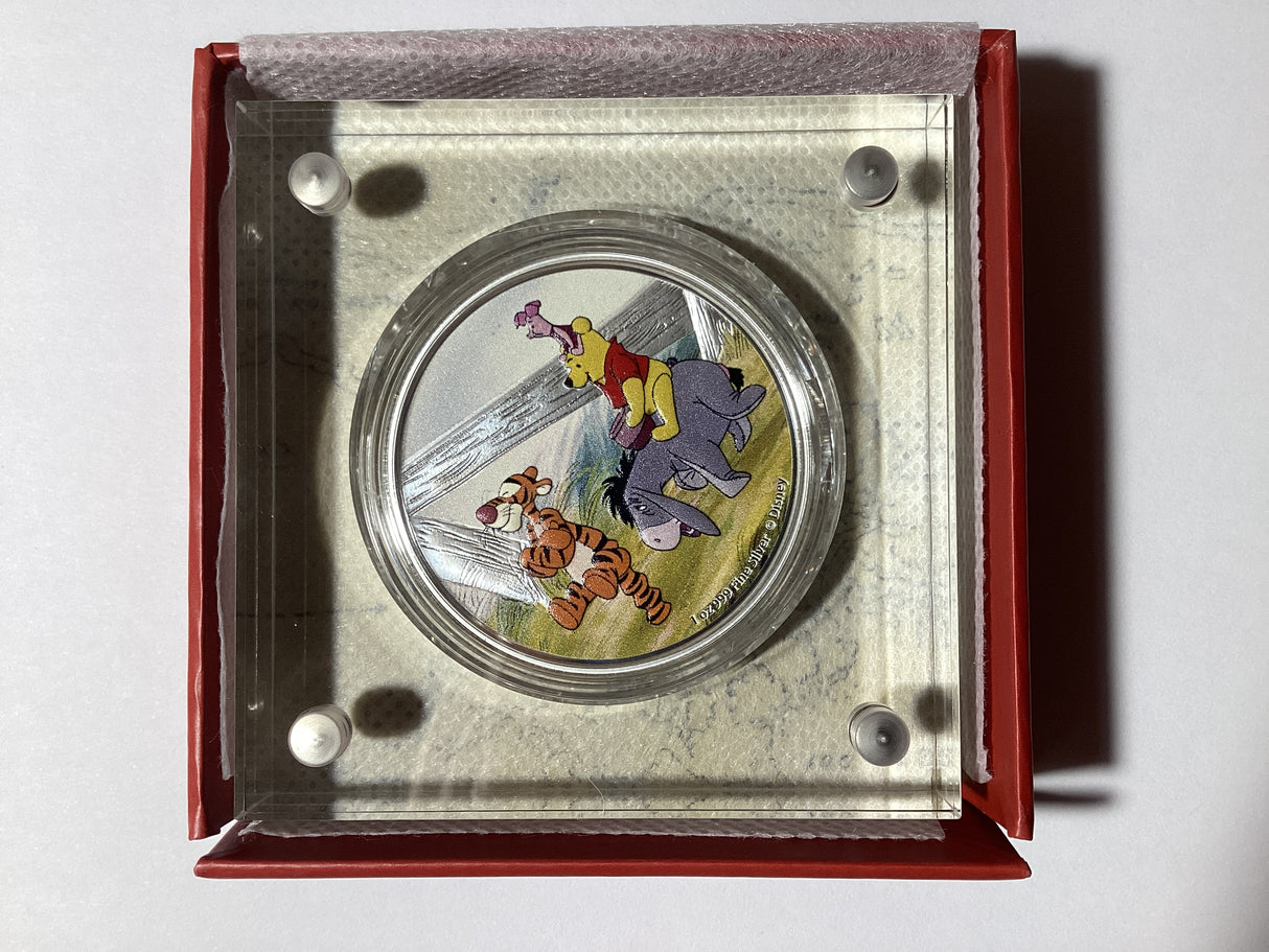 2021 $2 1oz Fine Silver Coin. Winnie The Pooh Series. Pooh and Friends.