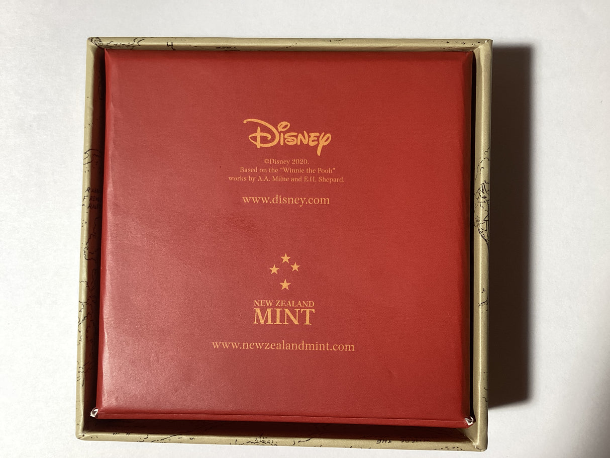 2021 $2 1oz Fine Silver Coin. Winnie the Pooh Series. Pooh and Christopher Robin.