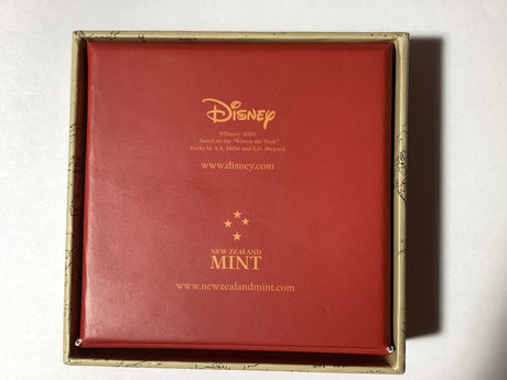 2021 $2 1oz Fine Silver Coin. Winnie the Pooh Series. Pooh and Christopher Robin.