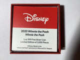 2020 $2 1oz Fine Silver Coin. Winnie the Pooh Series. Winnie The Pooh.