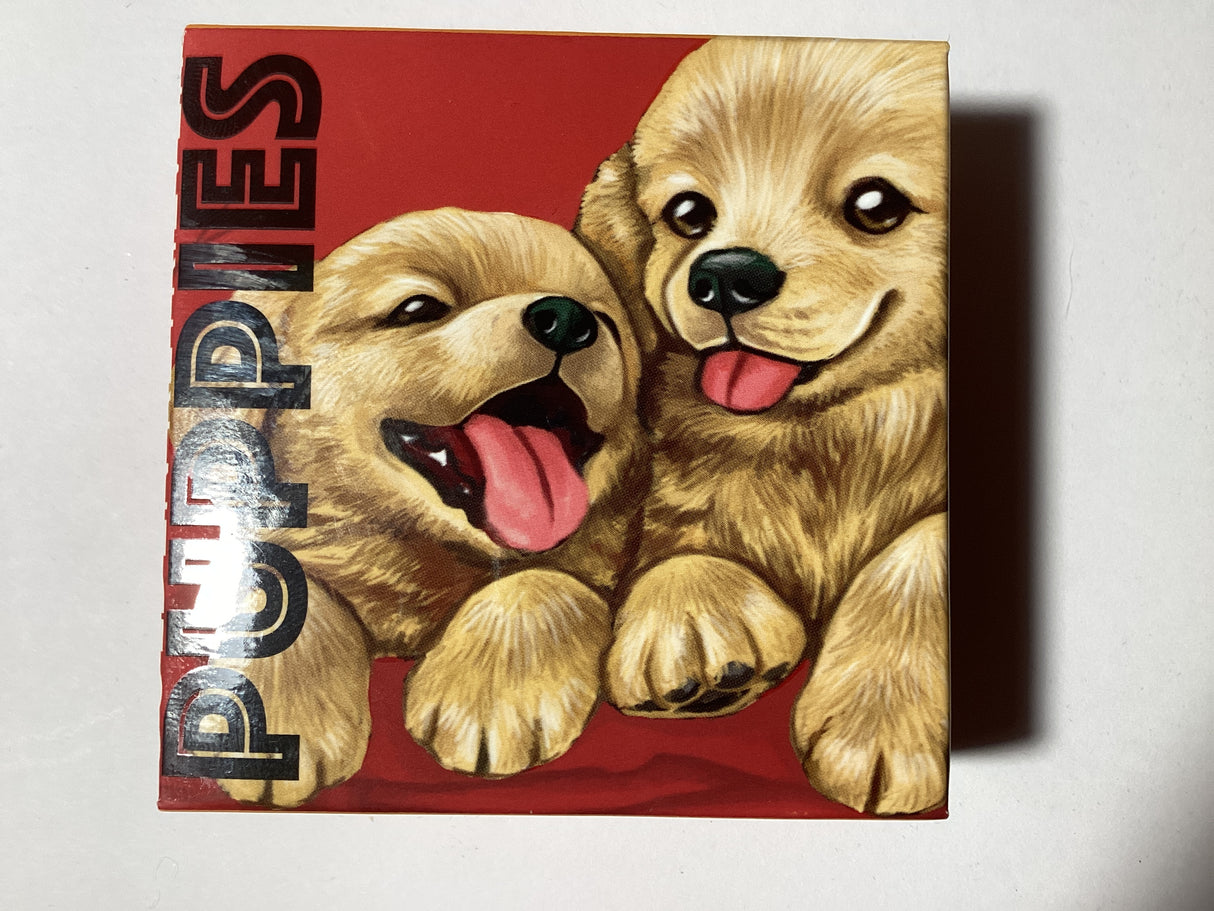 2018 50c 1/2oz Coloured Silver Proof Coin. Puppies Series. Golden Retriever.