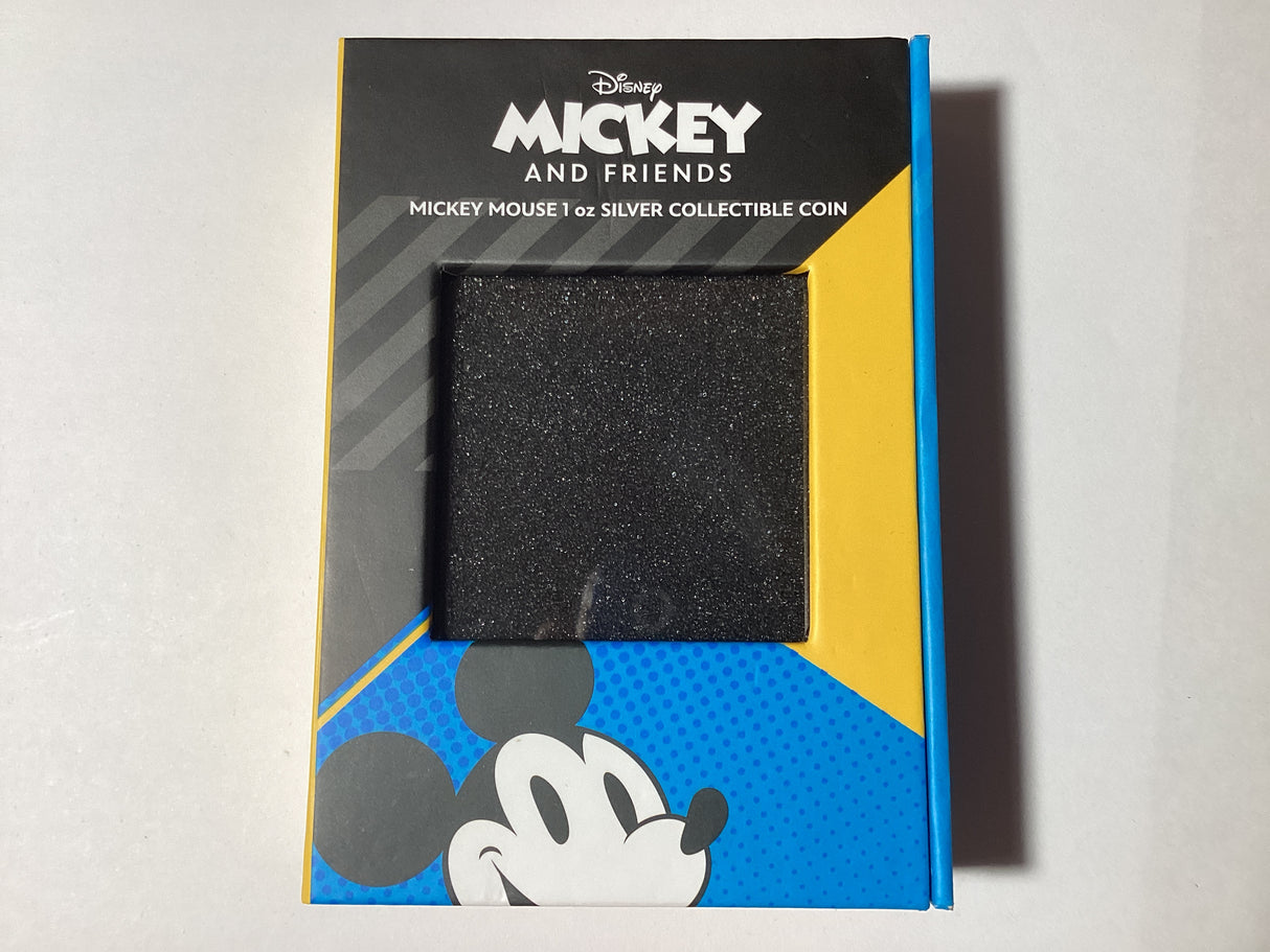 2021 $2 1oz Fine Silver Coloured Coin. Disney. Micky and Friends Series. Micky Mouse.