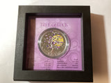 2021 $1 1oz Silver Coloured Proof Coin. Tree of Luck. 1111 made.