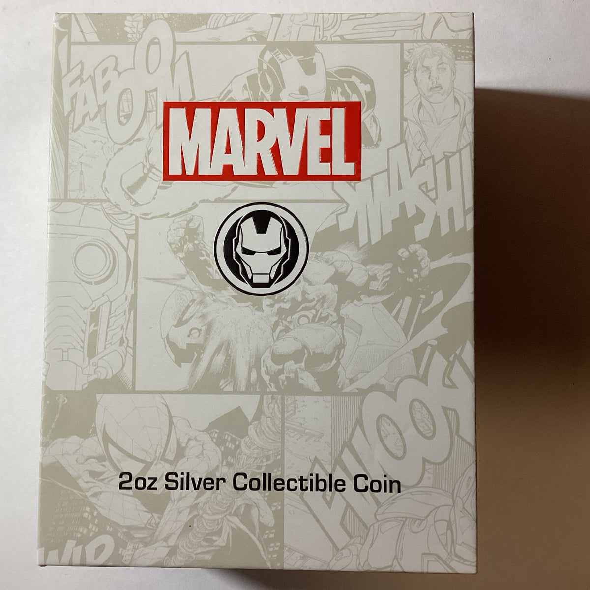 2019 $5 2oz Silver Collectible Coin. Marvel. Iron Man. – Ensleigh Coins