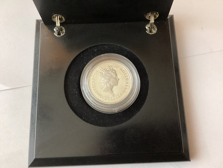 1996 $40 1oz Palladium Proof Coin. The Australian Emu.