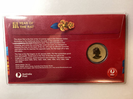 2020 $1 PNC. ANDA Perth. Year of the Rat. 400 made.