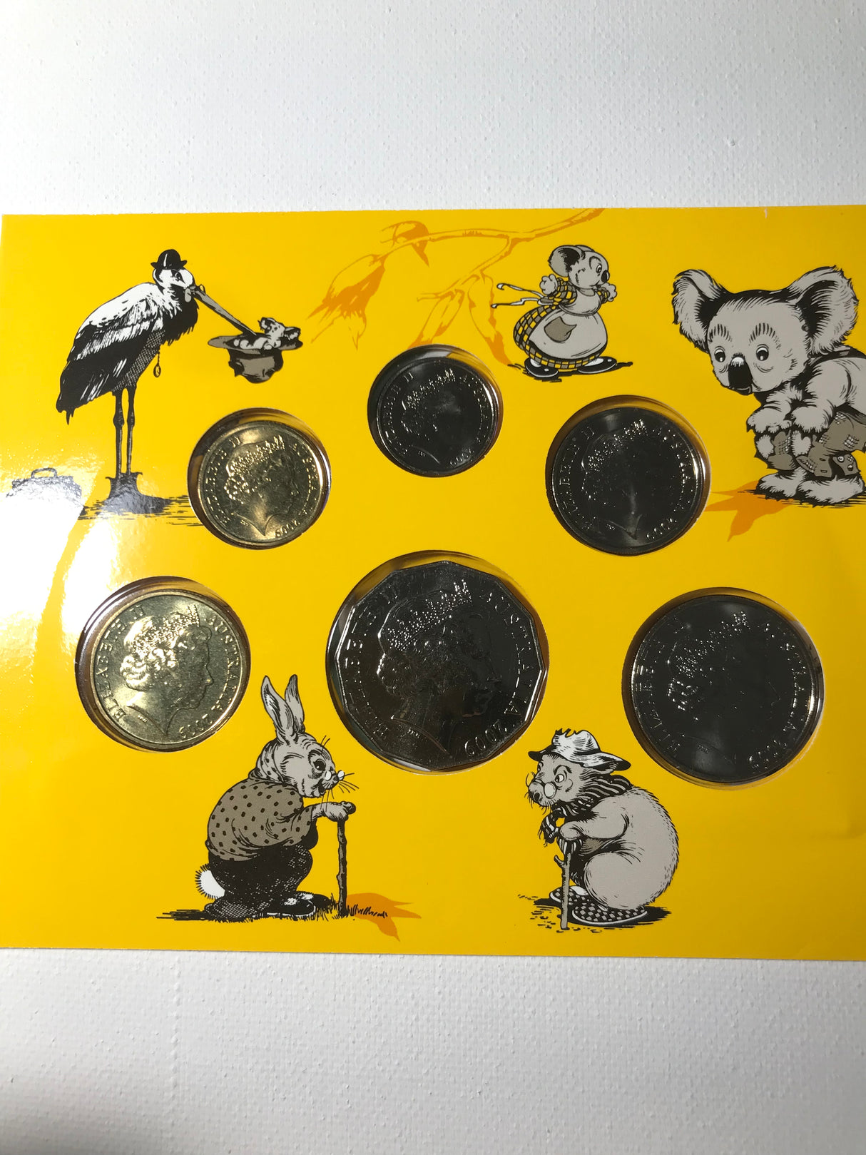 2009 BLINKY BILL Uncirculated Baby Coin Set