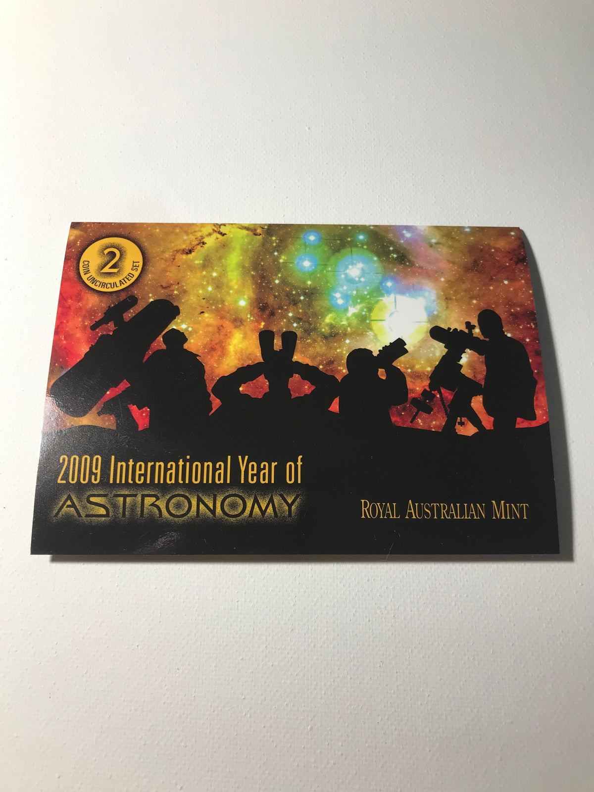 2009 International Year of Astronomy 2 coin uncirculated set
