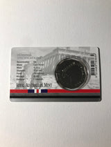 2015 50c Australia At War Greece Carded Coin