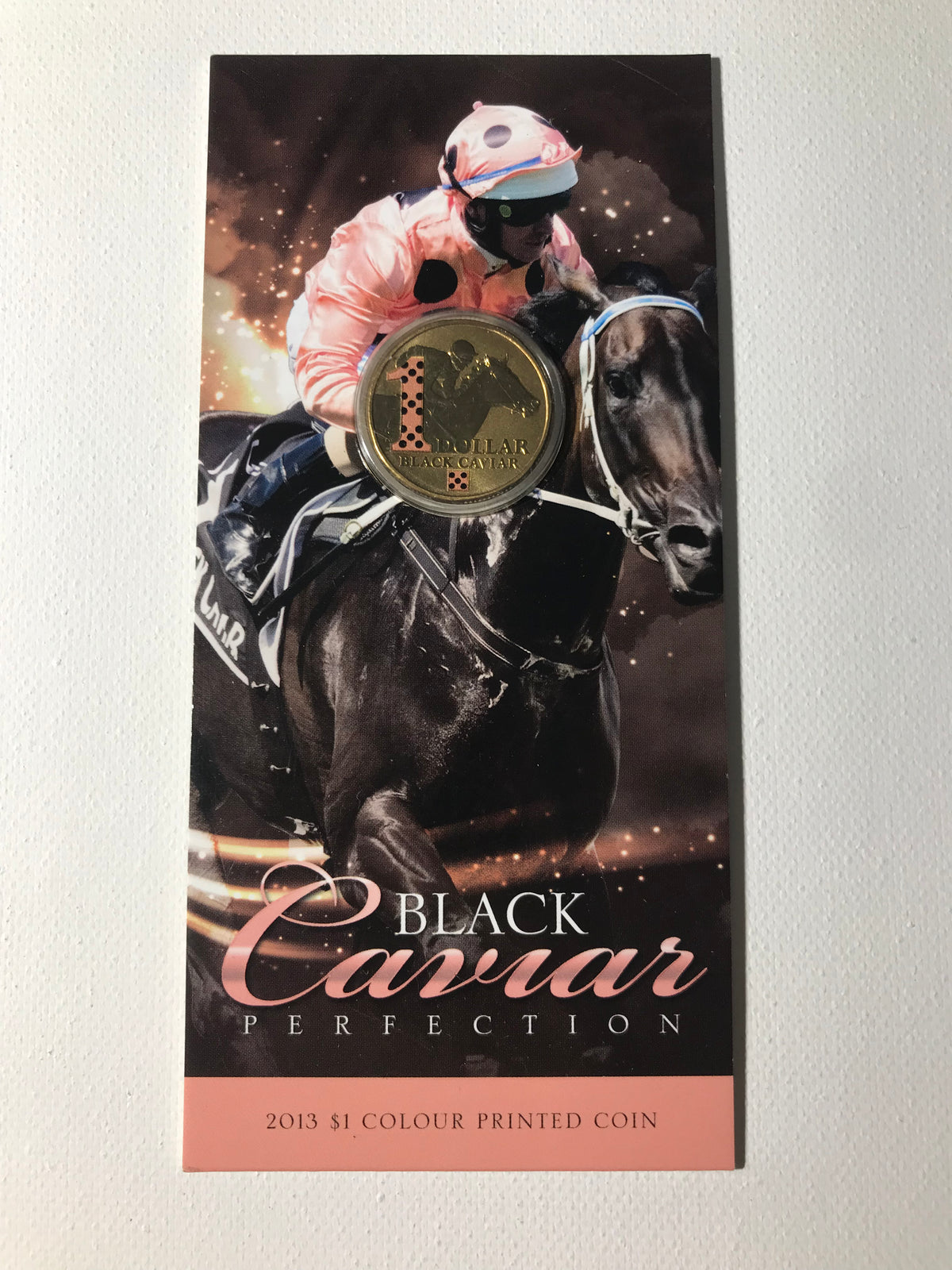 2013 $1 Black Caviar Perfection Carded Coin