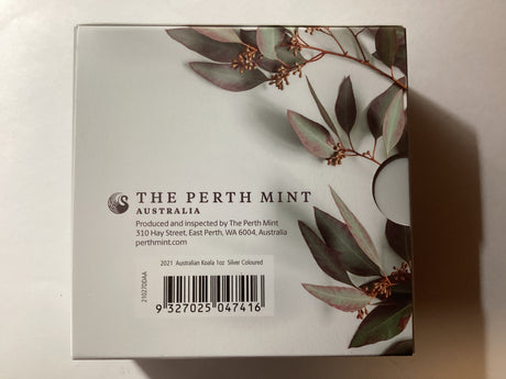 2021 $1 1oz Silver Coloured Proof Coin. Australian Koala. ANDA Brisbane.