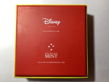 2019 $2 1oz Silver Proof Coloured Coin. New Zealand Mint. Minnie Mouse.