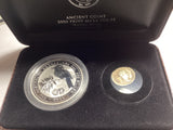 2000 Kookaburra Silver Bullion Coin Series. Ancient Coins Privy Mark. Roman Silver Antoninianus Coin.