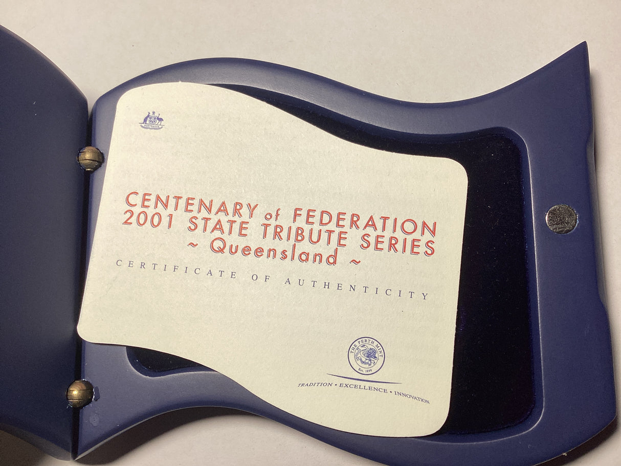 2001 $1 Centenary of Federation State Tribute Series. Queensland.
