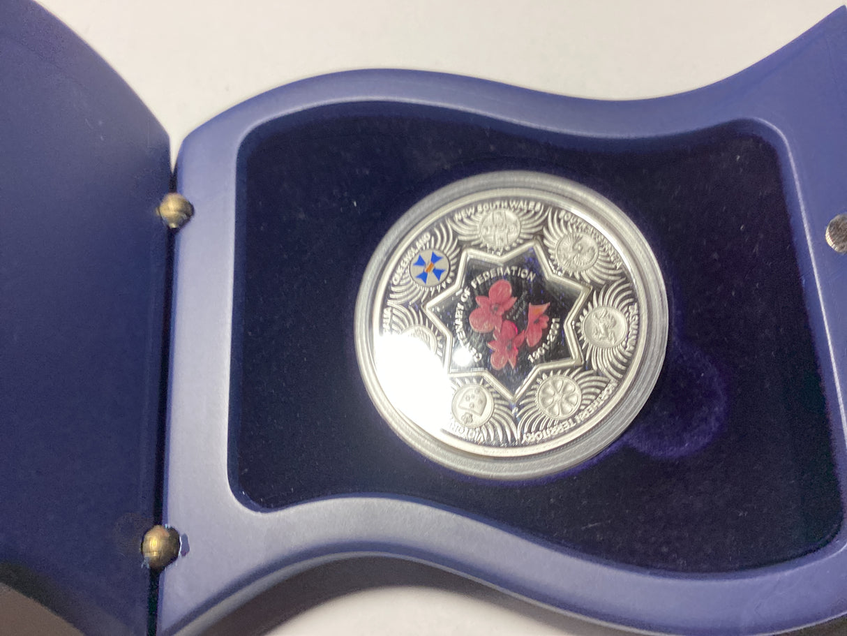 2001 $1 Centenary of Federation State Tribute Series. Queensland.