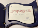 2001 $1 Centenary of Federation State Tribute Series. Tasmania.