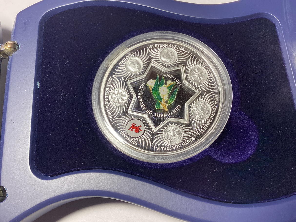 2001 $1 Centenary of Federation State Tribute Series. Tasmania.