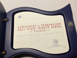 2001 $1 Centenary of Federation State Tribute Series. Victoria.