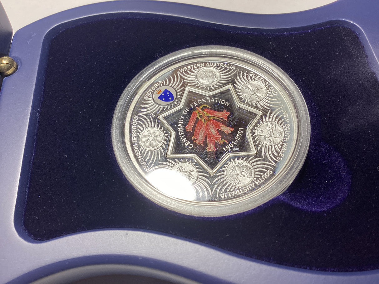 2001 $1 Centenary of Federation State Tribute Series. Victoria.