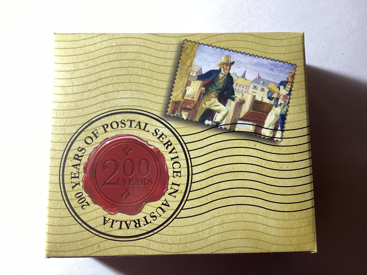 2009 $1 1oz Silver Proof Coin. 200 Years of Postal Service in Australia.