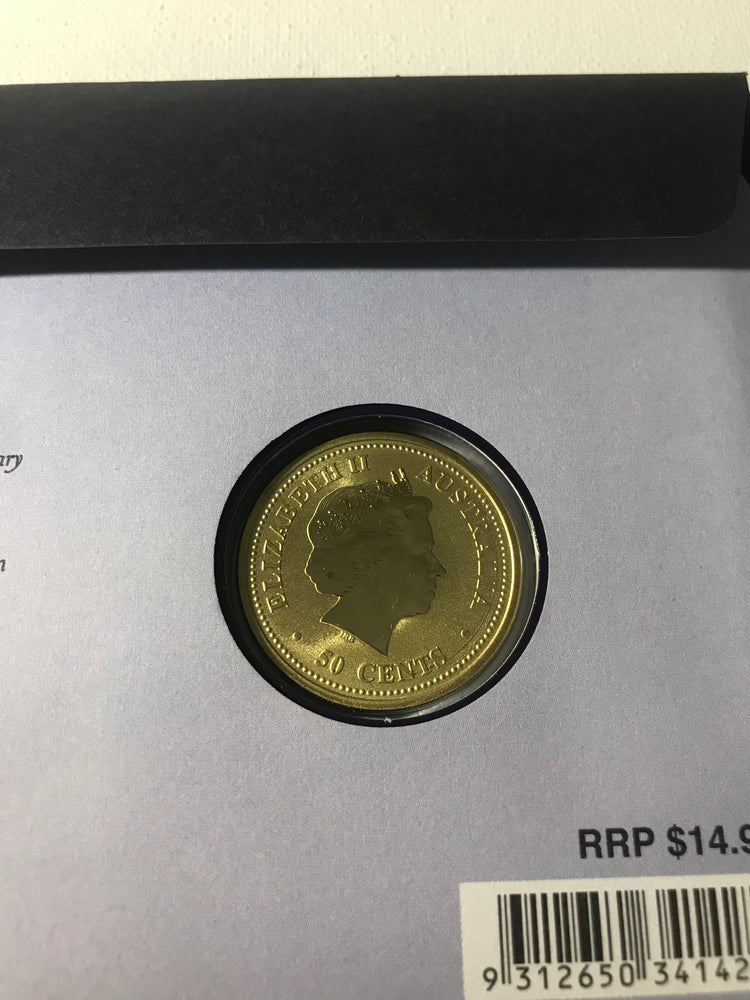 2006 PNC 50c 50th Anniversary of Annigoni Portrait. Queen's 80th Birthday