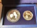 1999 Australian Proof Kookaburra Silver Coin Series. Two Ounce Collection.