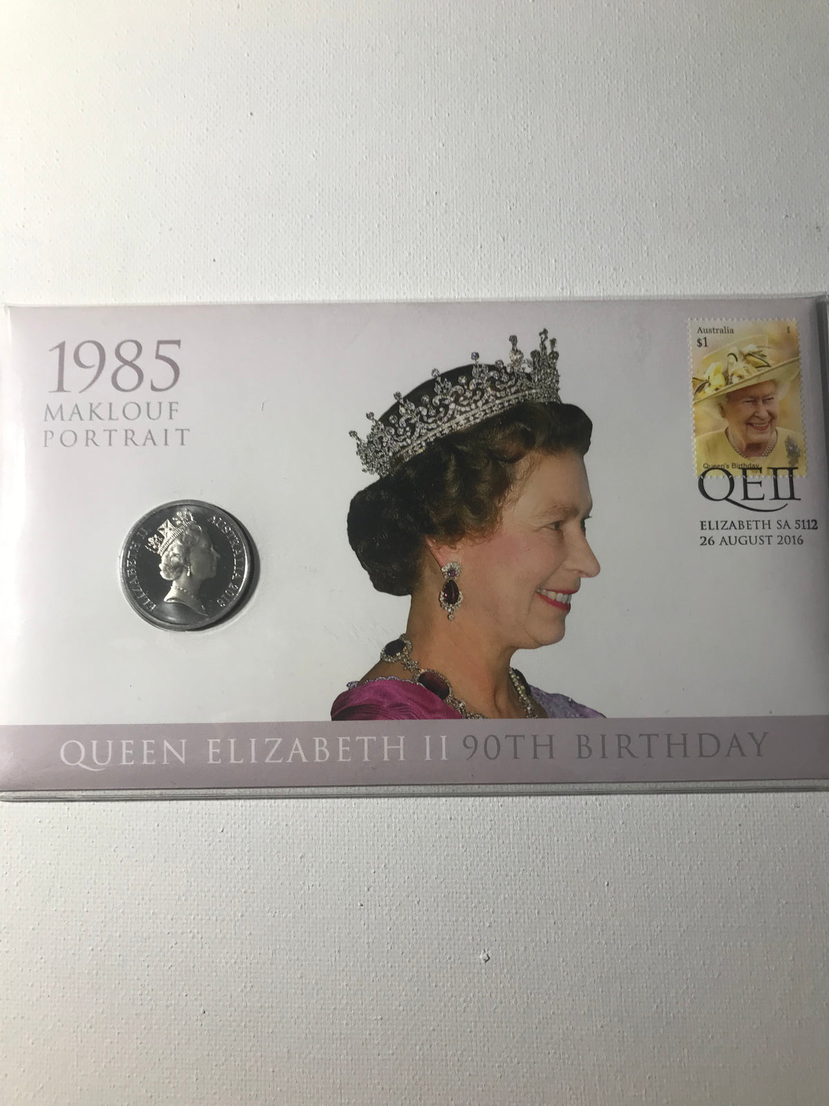 2016 PNC 20c. 1985 Maklouf Portrait. Queen Elizabeth's 90th Birthday