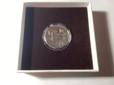 2014 50c Year of the Horse. Uncirculated Coin. International Release.