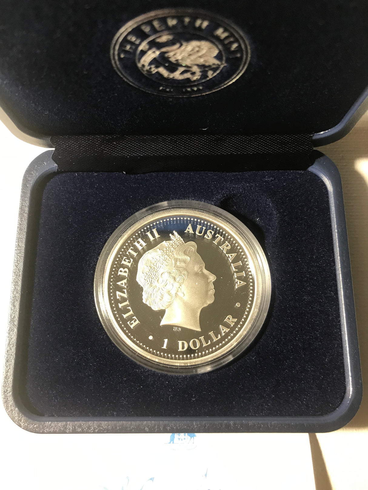 2004 $1 Mawson Station Silver Proof Coin