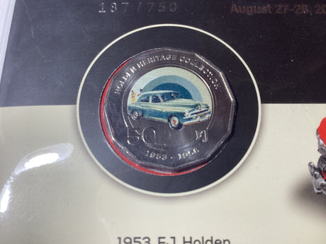 2016 50c PNC. 160 Years of Holden. 1953 FJ Holden. ANDA Melbourne.