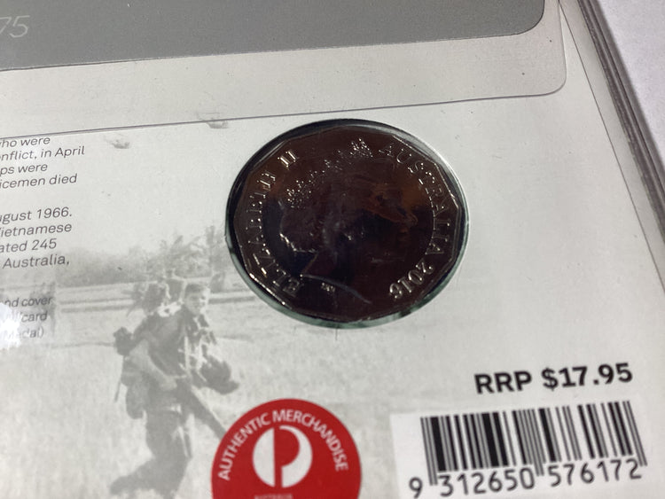 2016 50c PNC. Australia at War. Vietnam War. ANDA Sydney.