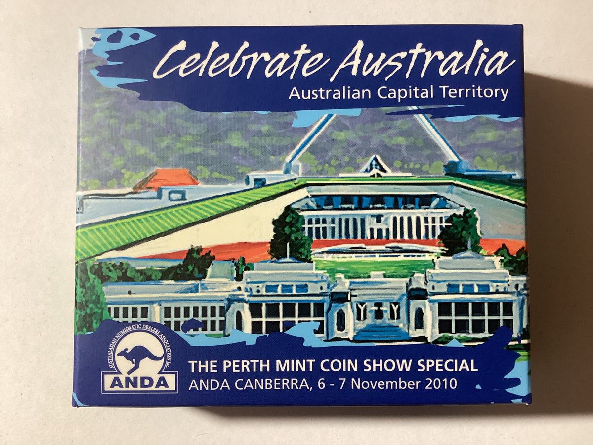 2010 $1 Celebrate Australia. Show Special. ANDA Canberra. Australian Capital Territory.