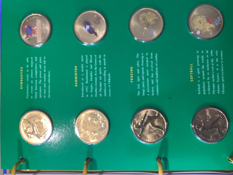 2000 Sydney Olympic Games. Mascot Medallion Series in Folder